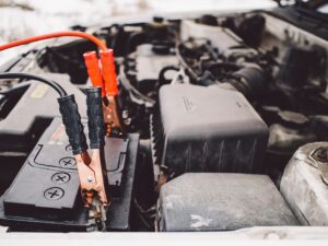 Jump starting your car