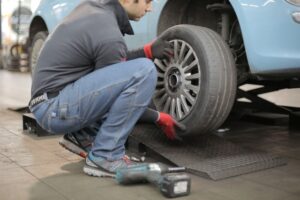 Check your tire pressure to avoid a blowout